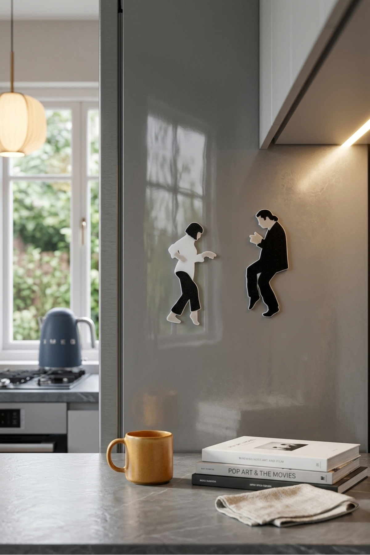 2’li Pulp Fiction Figür Buzdolabı Magneti
