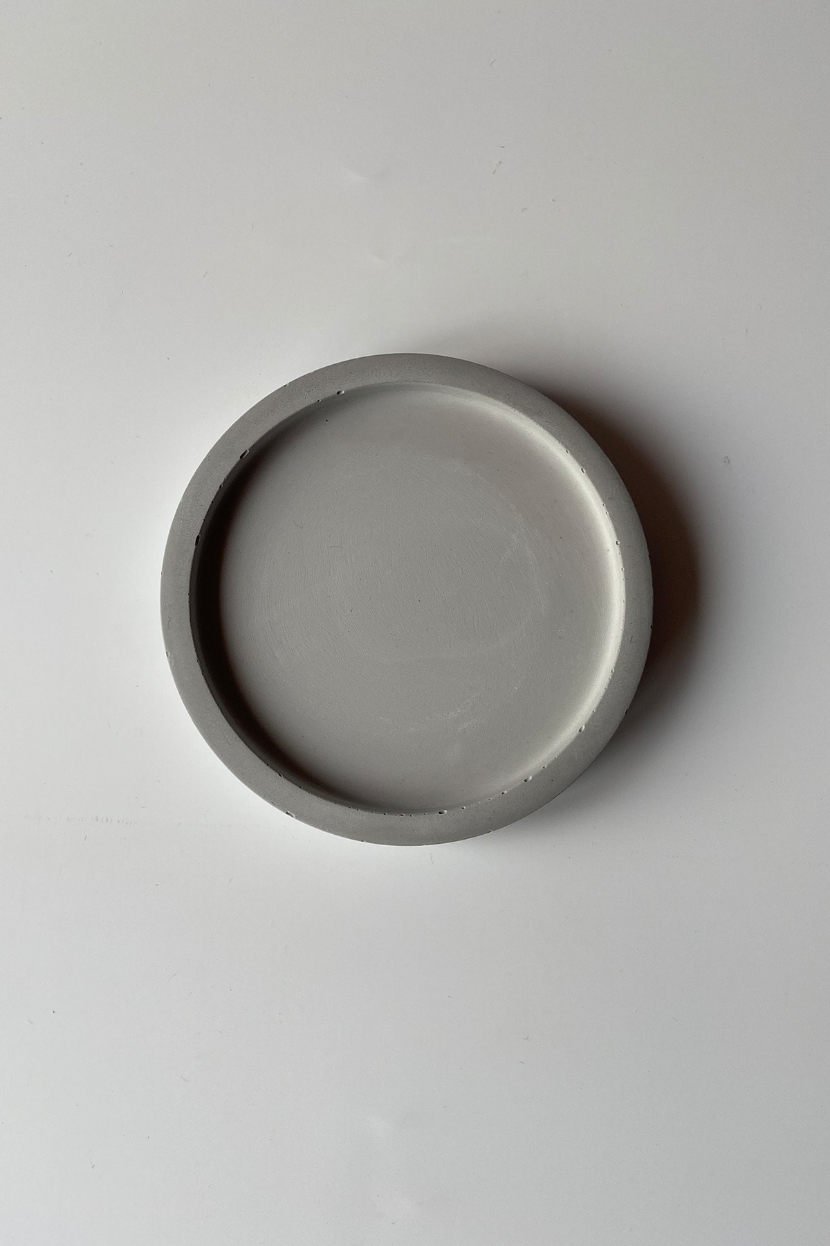 Yuvarlak Tabak 12 Cm Gri