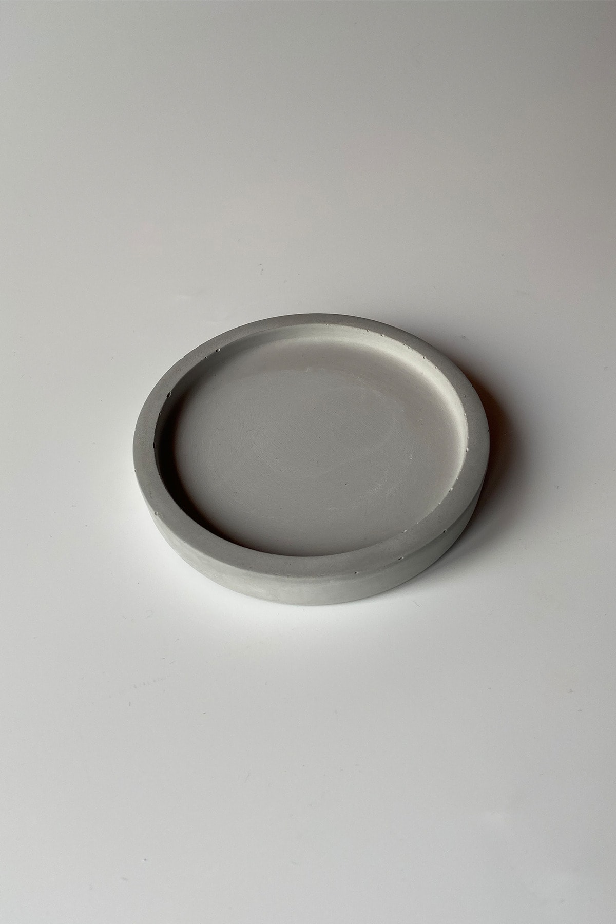 Yuvarlak Tabak 12 Cm Gri