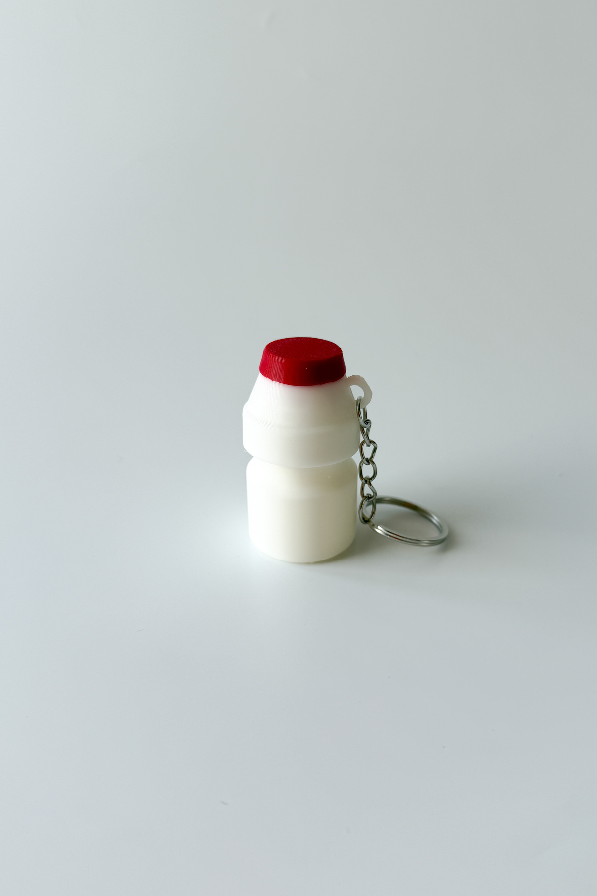Ayran Clicker Gümüş Zincir Anahtarlık