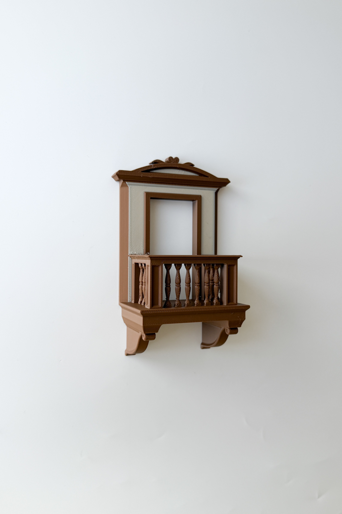 Vintage Balkon Polaroid Fotoğraf Çerçevesi Buzdolabı Magneti