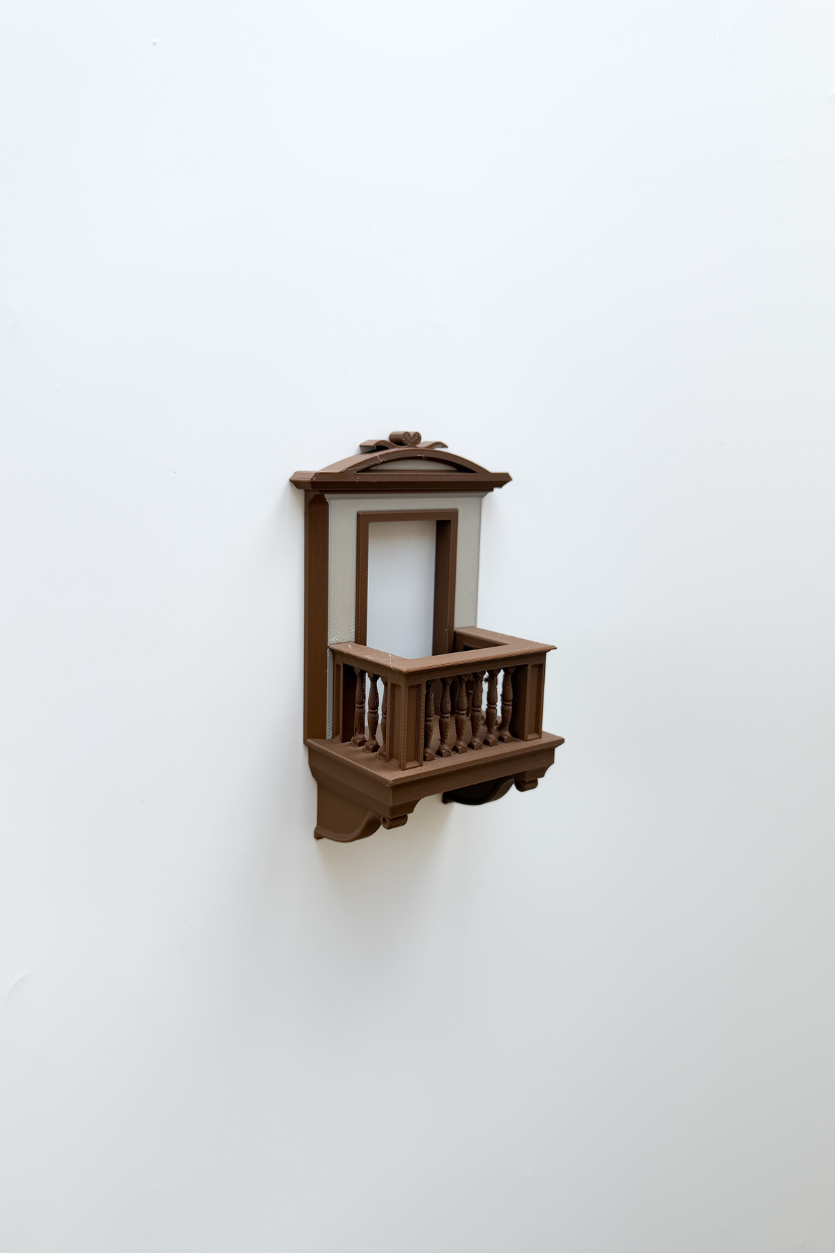 Vintage Balkon Polaroid Fotoğraf Çerçevesi Buzdolabı Magneti