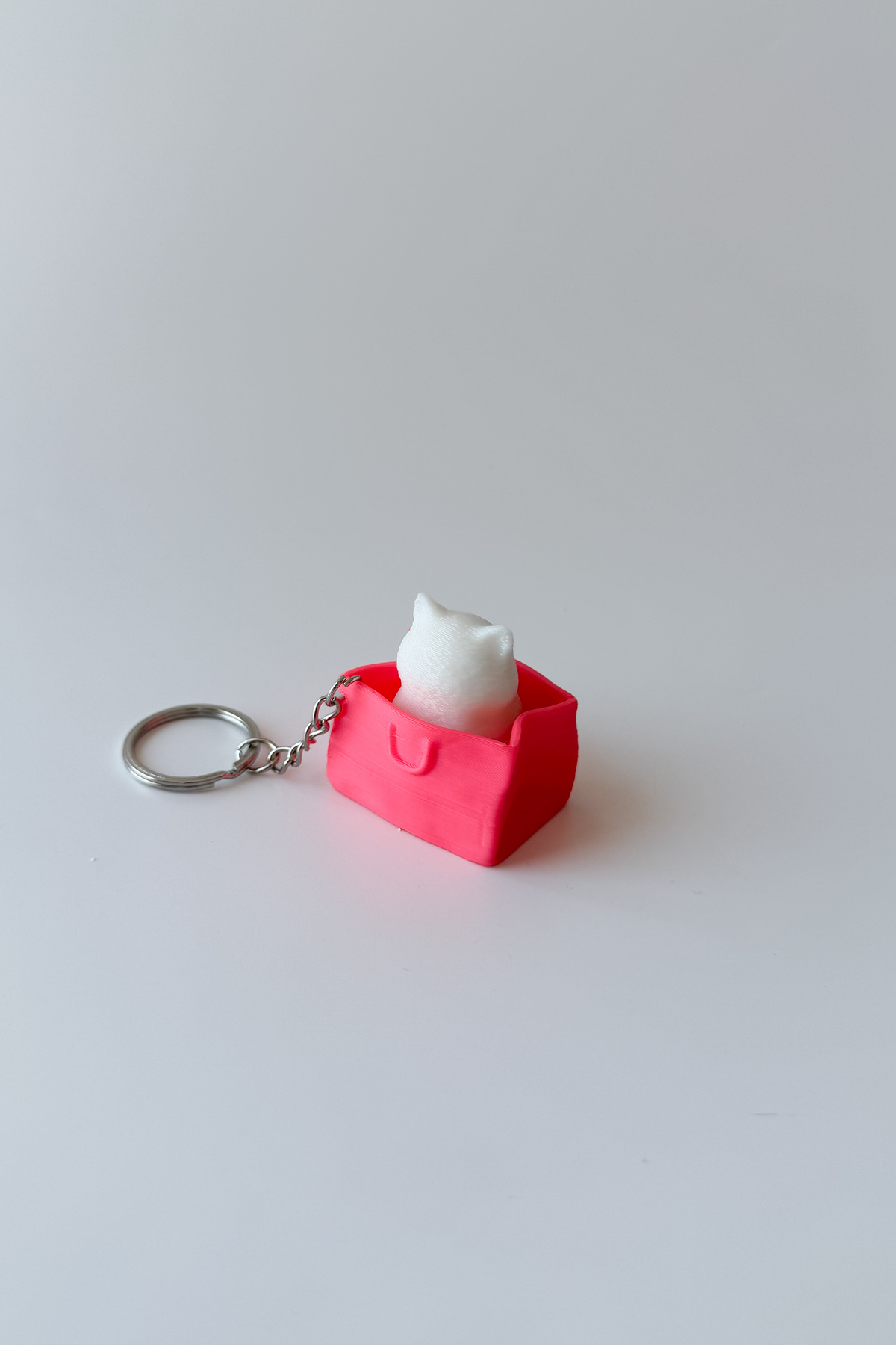Çantada Kedi Clicker Anahtarlık