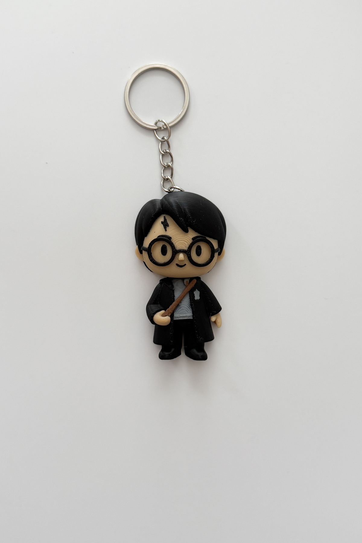 Harry Potter Figür Gümüş Zincir Anahtarlık