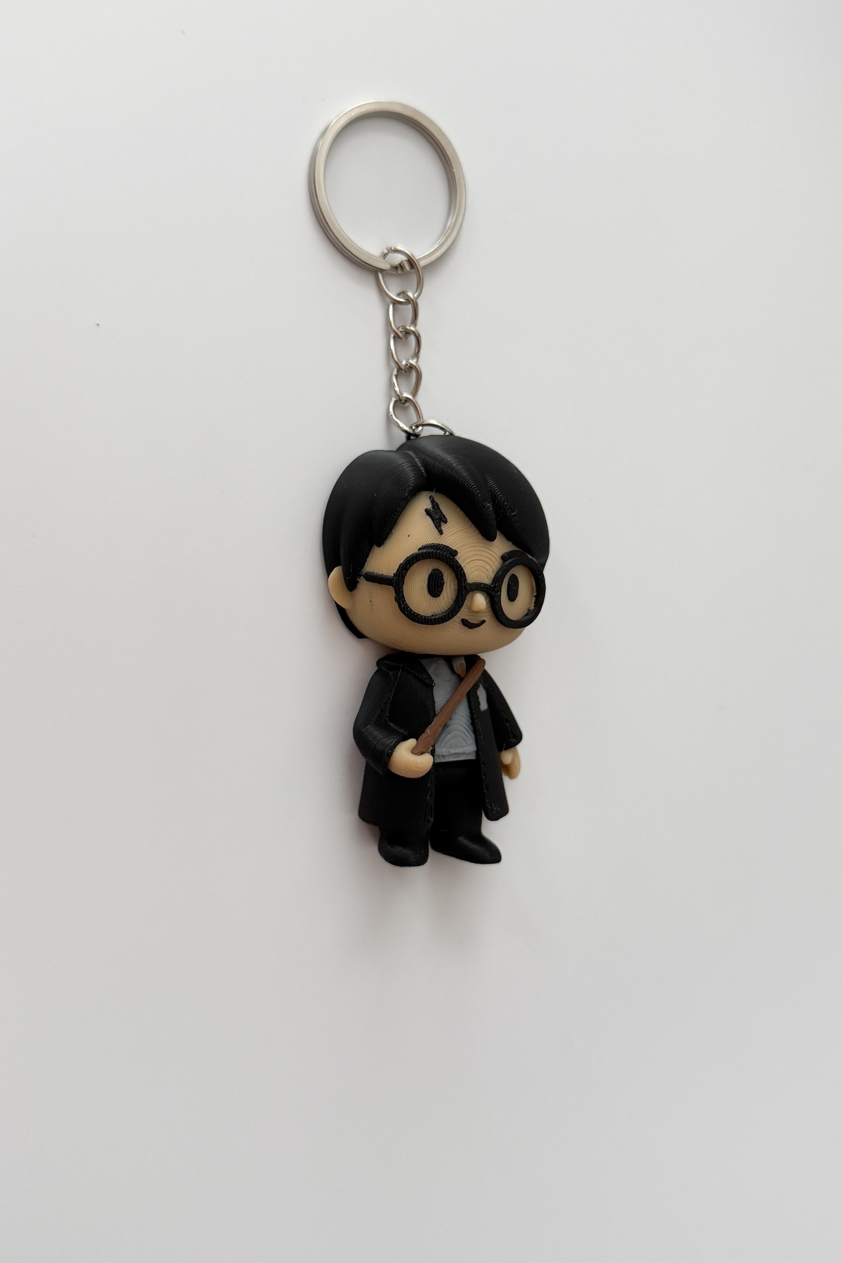 Harry Potter Figür Gümüş Zincir Anahtarlık