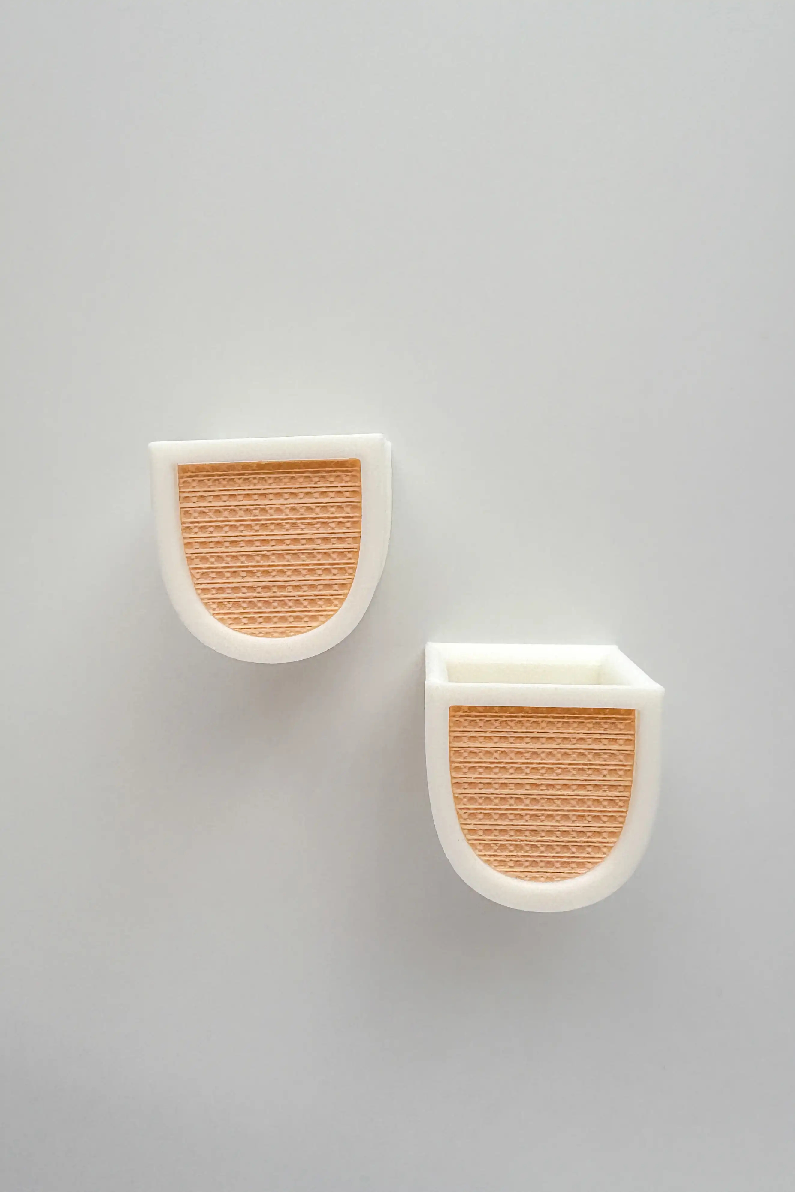 2’li Mini Rattan Saksı Buzdolabı Magneti