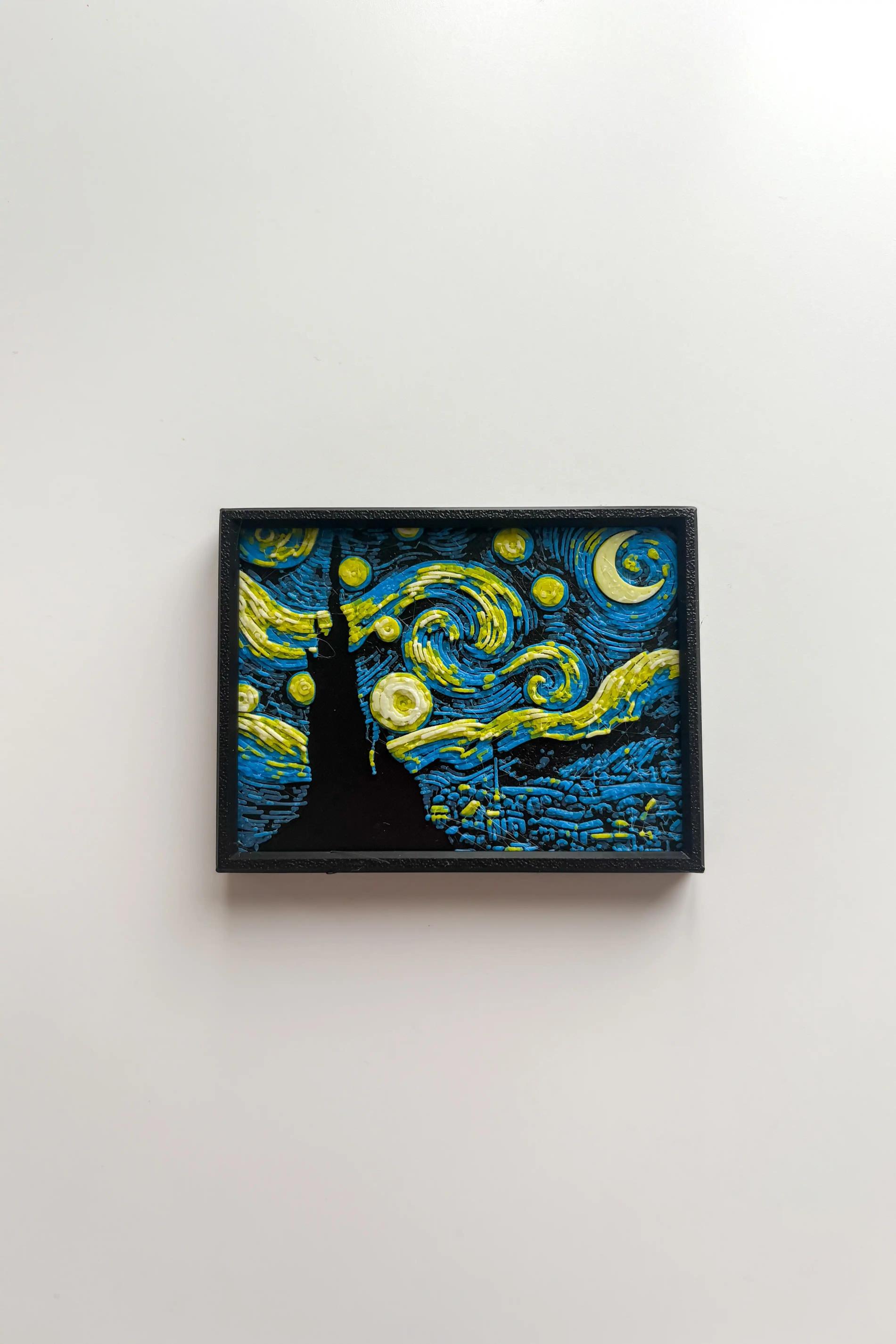 Van Gogh Starry Night Buzdolabı Magneti