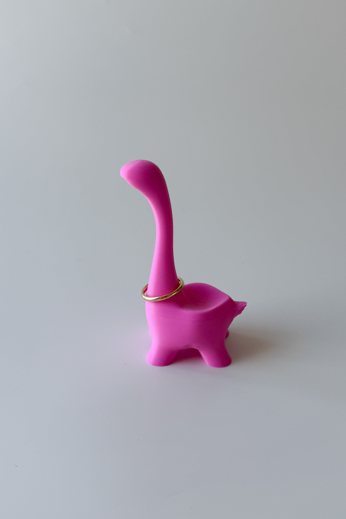 Mini Dinazor Yüzüklük Pembe