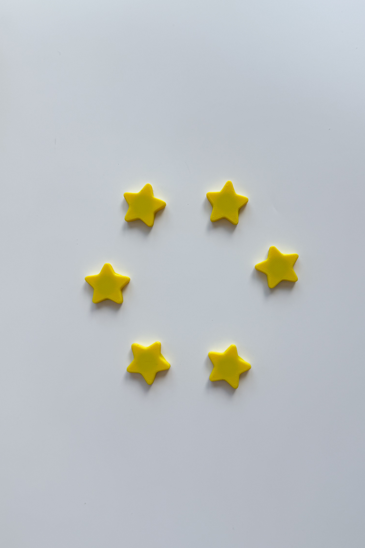 Mini Yıldız Buzdolabı Magneti Tekli 2x2 cm