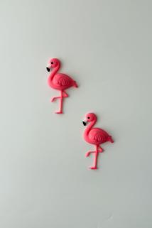 2'li Flamingo Buzdolabı Magneti