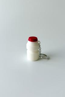 Ayran Clicker Gümüş Zincir Anahtarlık