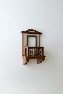 Vintage Balkon Polaroid Fotoğraf Çerçevesi Buzdolabı Magneti
