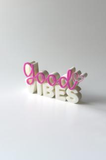 "Good Vibes" Masaüstü Obje