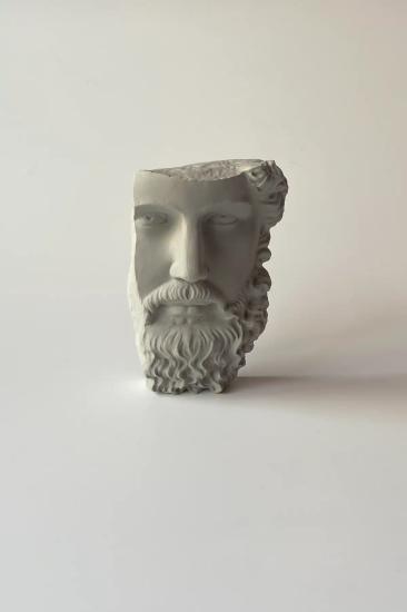 Zeus Büst Heykel Biblo