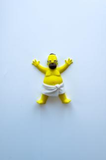 Homer Simpson Buzdolabı Magneti
