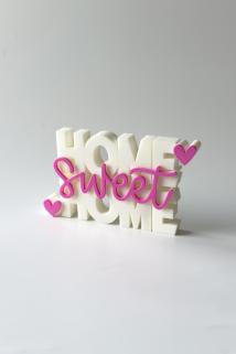 ’’Home Sweet Home’’ Ev Dekoru Biblo
