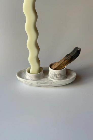 Palo Santo Tütsülük Mumluk Şamdan