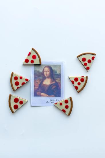 6’lı Pizza Dilimleri Buzdolabı Magneti