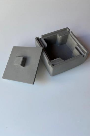 Square Kapaklı Kül Tablası