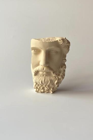Zeus Büst Heykel Biblo