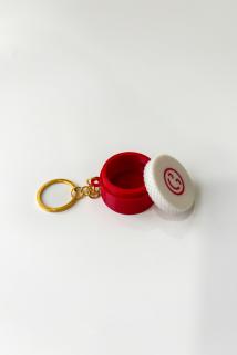 Mini İlaç Kutusu Gold Zincir Anahtarlık