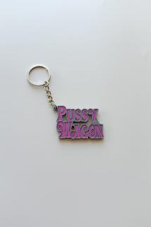 Kill Bill "Pussy Wagon" Gümüş Zincir Anahtarlık