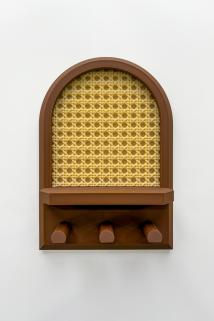 Rattan Duvar Askısı Anahtarlık
