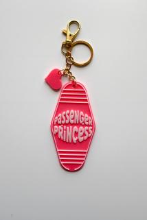 Retro Passenger Princess Gold Zincir Anahtarlık, Çanta Süsü