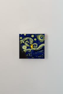 Starry Night Priz Anahtar Kapağı Süsü - Tekli Anahtar