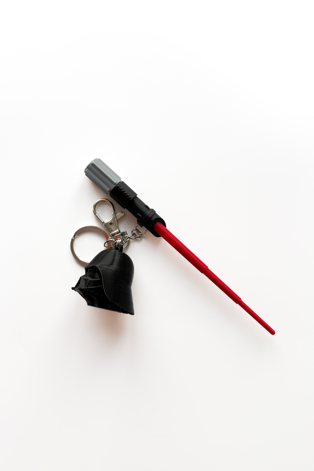 Star Wars Gümüş Zincir Anahtarlık, Çanta Süsü